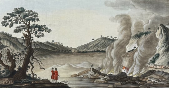 Hamilton & Fabris - View of the Solfaterra being the Crater of the ancient Volcano called by Strabo