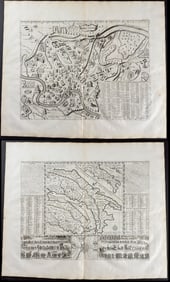 Chatelain - 4 Engravings of Rome