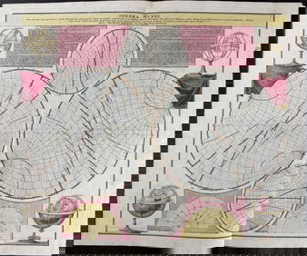 Doppelmayr & Homann - Diagrams of Globe Projection (Sphaera Mundi?)