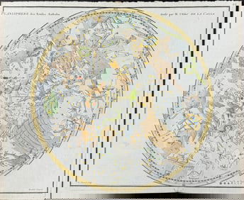 Flamsteed - Constellation or Celestial Chart: Southern Hemisphere Sky. 29