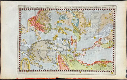Lubieniecki - Constellation or Celestial Chart. 68