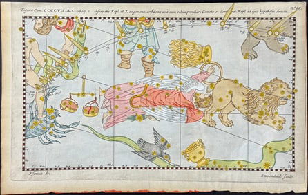 Lubieniecki - Constellation or Celestial Chart. 88