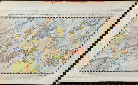 Lubieniecki - Constellation or Celestial Chart. 71