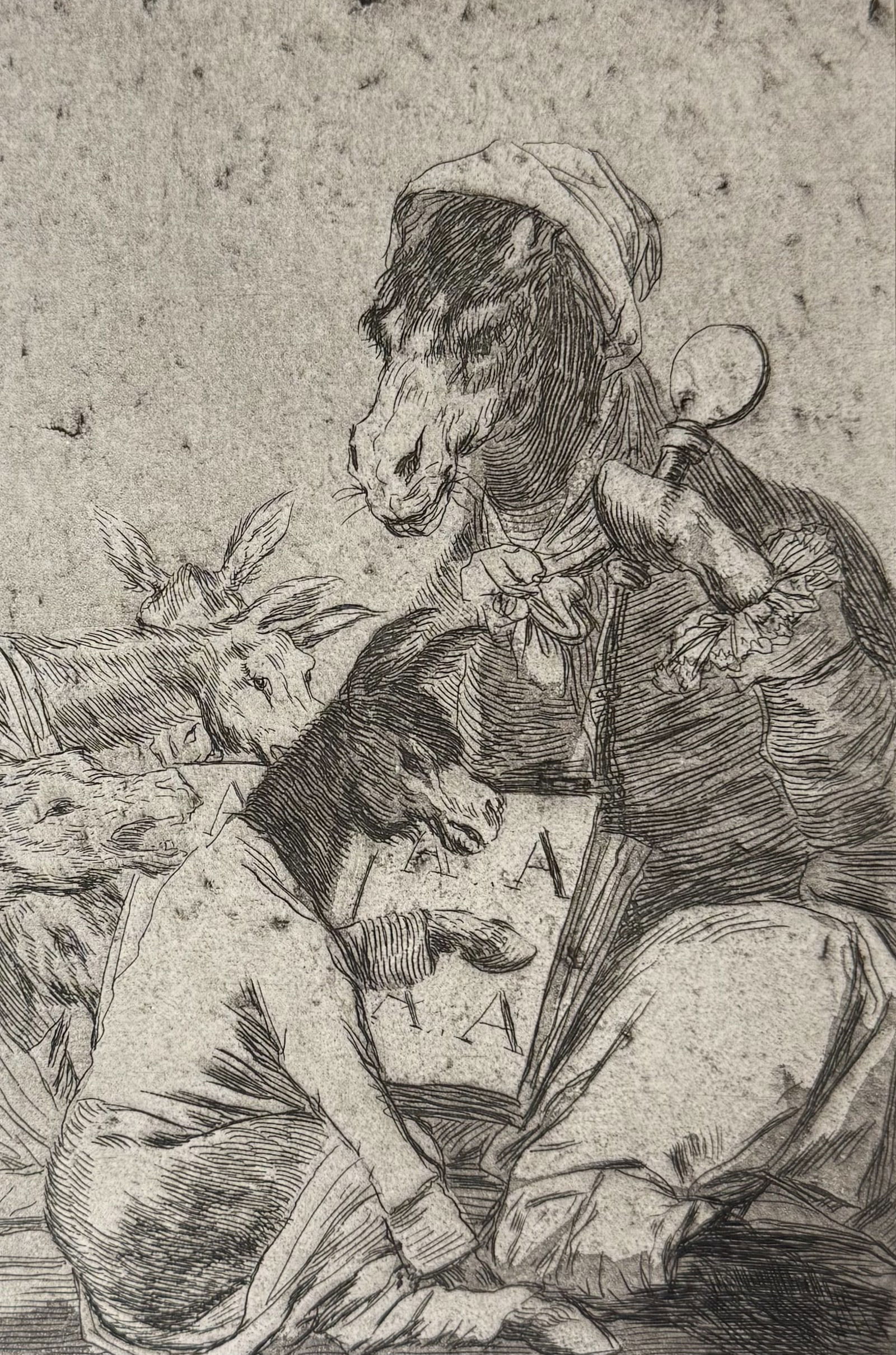 Goya - Might not the pupil know more [Si sabra mas el discipulo]. 37 (1 of 2)