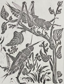 After Pablo Picasso & Buffon - La Sauterelle (The Grasshopper)
