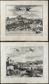 Montanus - 5 Engravings of Views of Brazil