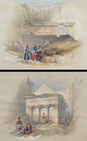 David Roberts, Royal Sub Ed - 4 Lithographs of the Holy Land