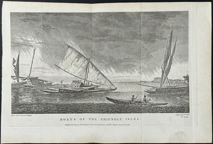 Cook - Pirogues / Boats of the Friendly Isles