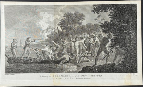 Cook - The Landing at Erramanga One of The New Hebrides