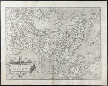 Ortelius, pub. 1613 - Map of Asia
