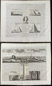 Chatelain - 7 Engravings on Africa including Egypt & the Nile