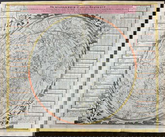 Doppelmayr & Homann - Constellation Chart of the Southern Hemisphere (Hemisphaerium Coeli Australe)