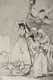 Goya - There they go plucked (fleeced) [Ya van desplumados]. 20