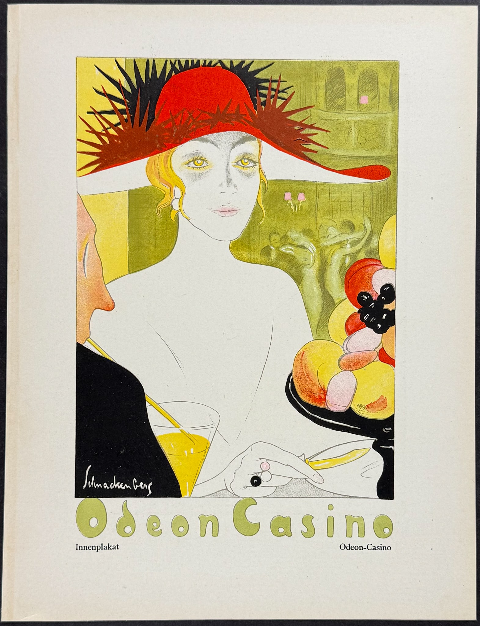 Schnackenberg - Costume Illustration: Odeon-Casino / Verso: Maria Hagen: Chinesenbaby (1 of 2)