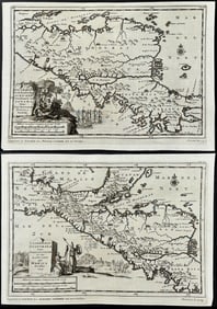 Van der Aa - 5 Maps of Central & South America