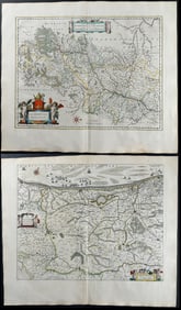 Blaeu - 6 Maps of Belgiium