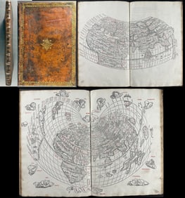 First Venice Edition of Ptolemy's Geographia - Sylvanus's Liber Geographiae, pub. 1511 - Volume with