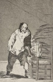 Goya - And his house is on fire [Ysele quema la Casa]. 18
