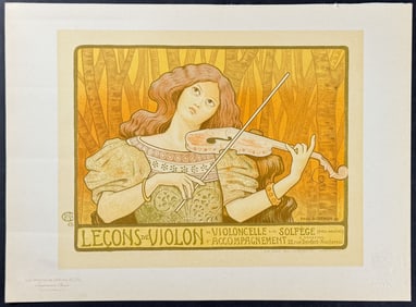 Maitres Affiches by Berthon - Lecons de Violon