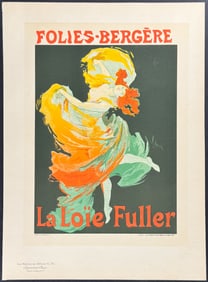 Maitres Affiches by Cheret - Folies-Bergere - La Loie Fuller