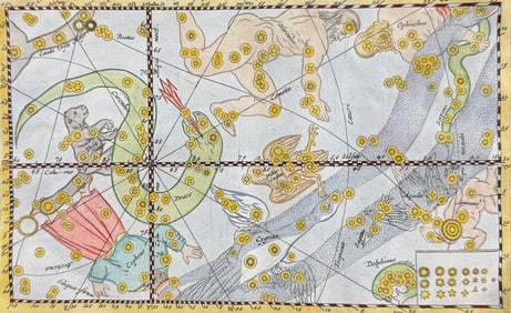 Lubieniecki - Constellation or Celestial Chart. 71