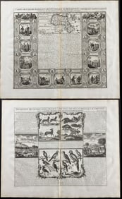 Chatelain - 10 Engravings of Africa, Madagascar, Mexico, Panama, Peru