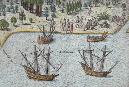 De Bry - Florida - The promontory where the French landed, called by them the French promontory