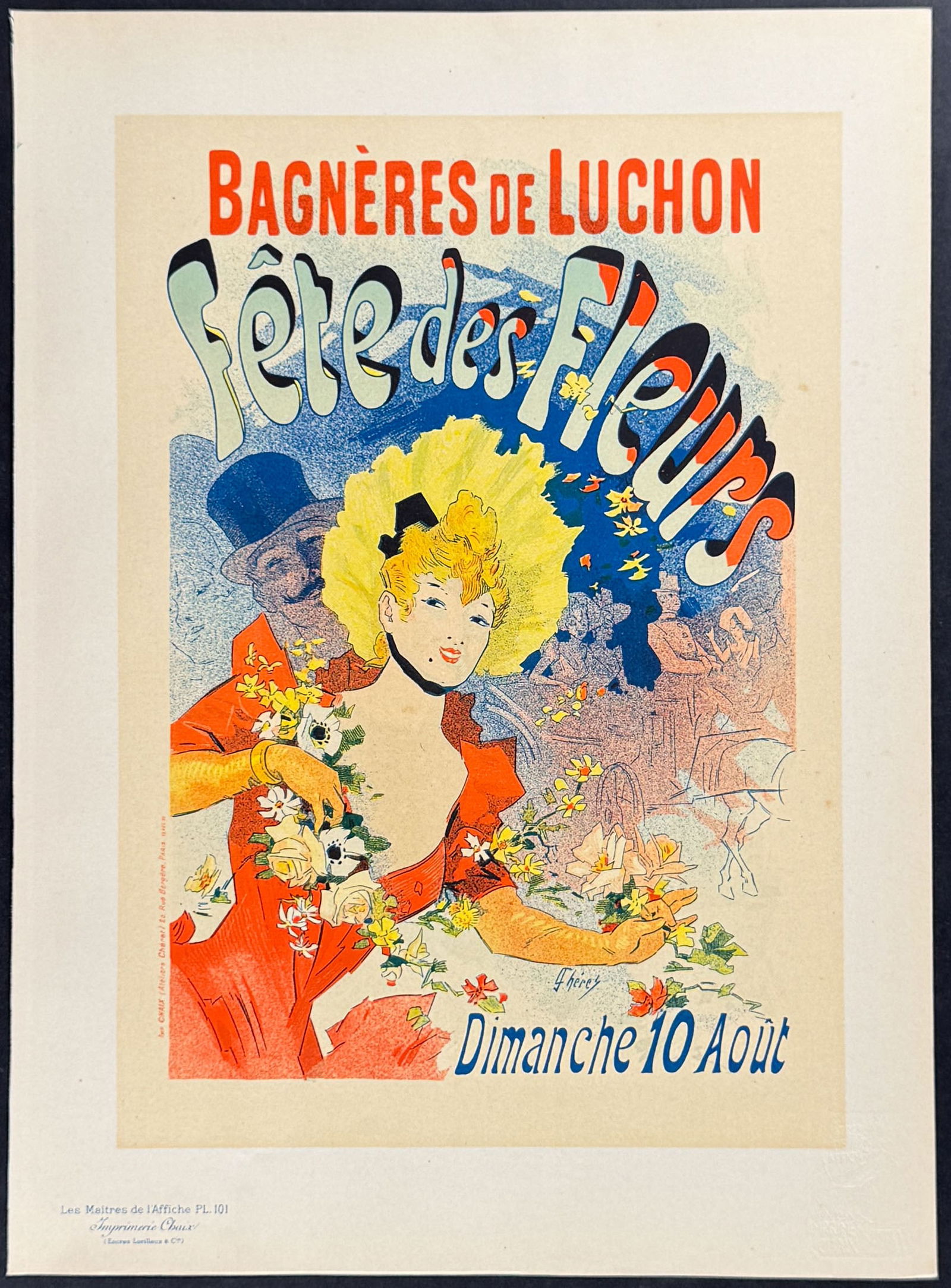 Maitres Affiches by Cheret - Fete des Fleurs de Bagnere-de Luchon (1 of 1)