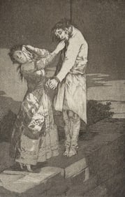 Goya - Out hunting for teeth [A caza de dientes]. 12