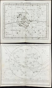 Flamsteed - 5 Constellation Chart Engravings
