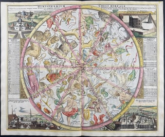Doppelmayr & Homann - Constellation Chart (Northern Hemisphere)