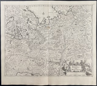 De Wit - Map of Western Russia