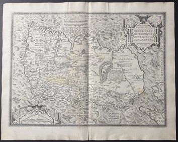 Ortelius, pub. 1579 - Map of Ireland