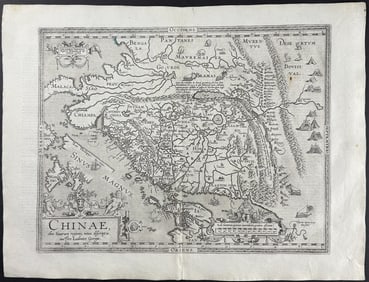 Ortelius, pub. 1613 - Map of China