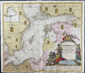 Van Keulen, Rare - Chart of the Gulf of Finland