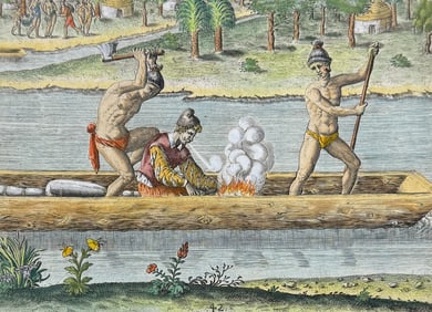 De Bry - Florida - Murder of Pierre Gambr?, a Frenchman