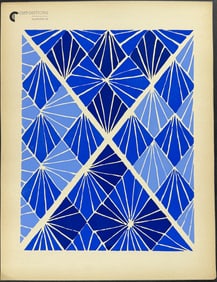 Delaunay - Art Pochoir Illustration. 24