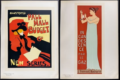 Maitres Affiches - 9 Poster Lithographs