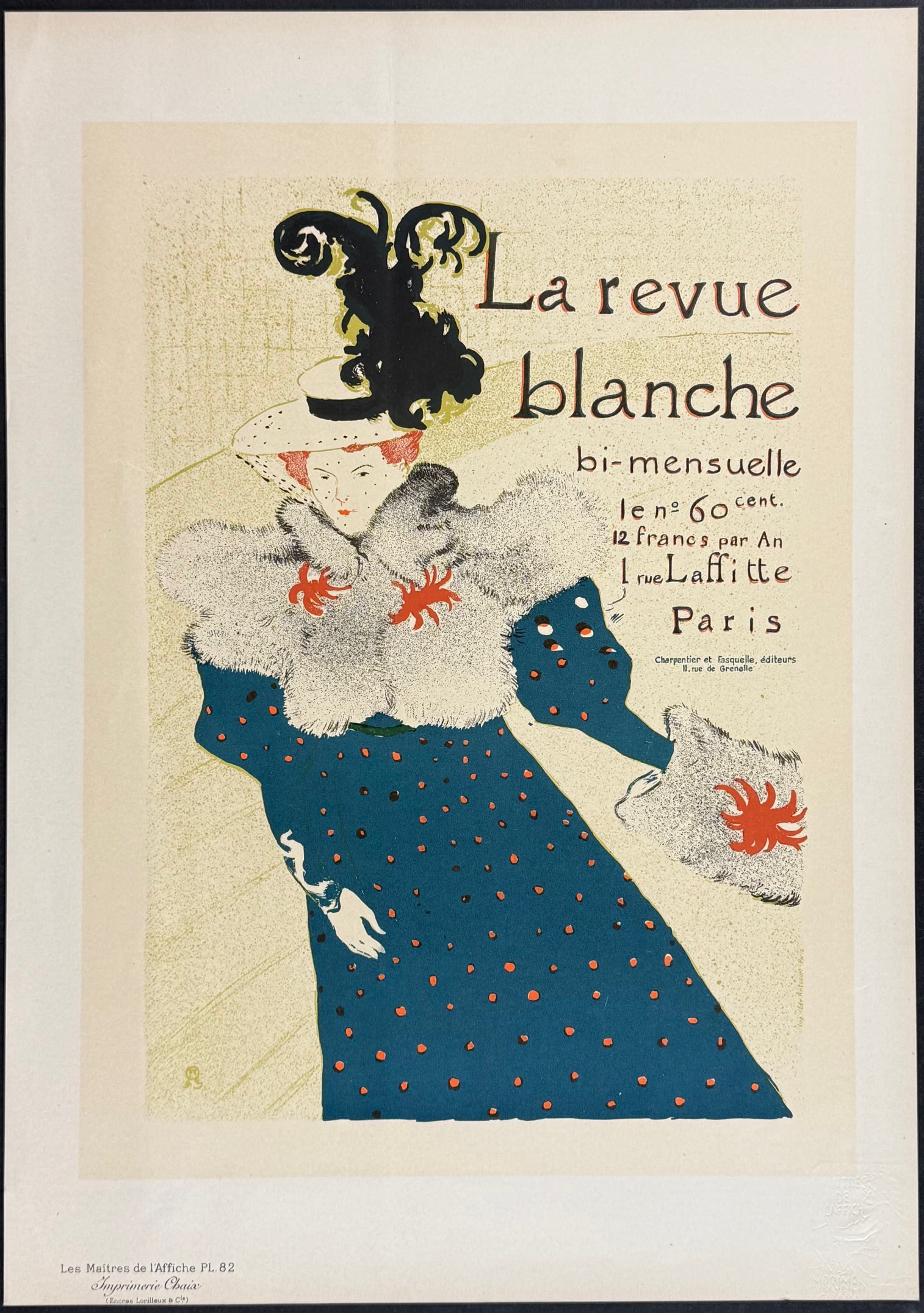 Maitres Affiches by Toulouse-Lautrec - La Revue Blanche (1 of 1)