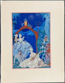 Barbier & Verlaine - Clair de Lune: Pochoir Illustration
