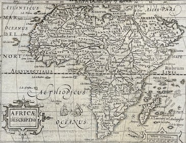 Purchas - Map of Africa