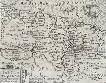 Purchas - Map of the Holy Land