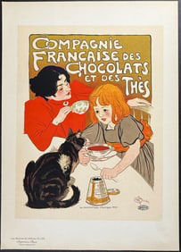 Maitres Affiches by Steinlen - Chocolat de la Compagnie Francaise
