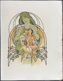 Mucha - Ornately Illustrated Page