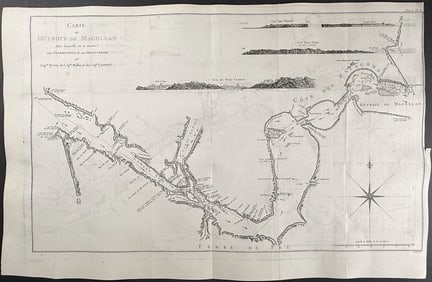 Captain Cook - Chart of the Strait of Magellan