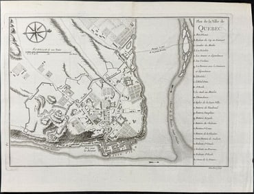 Charlevoix after Bellin - Map of Quebec, Canada