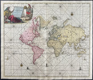 Van Keulen, Rare - World Map
