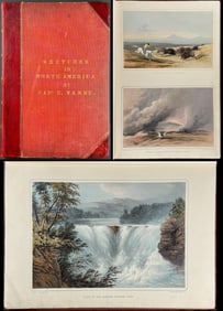Warre's Sketches in North America and the Oregon Territory - Volume with 20 Lithographed Views