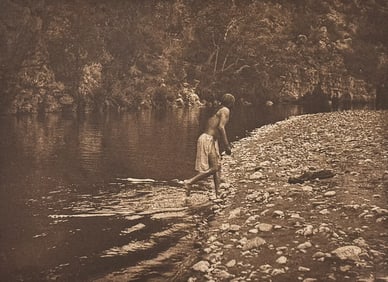 Edward Curtis - The Bathing Pool - Apache