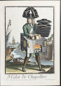 Larmessin - Hat Maker or Milliner's Costume (Habit de Chapellier)